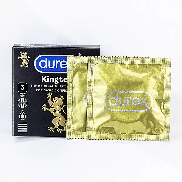 Bao cao su Durex Kingtex 3 bao – size chuẩn tiện dụng