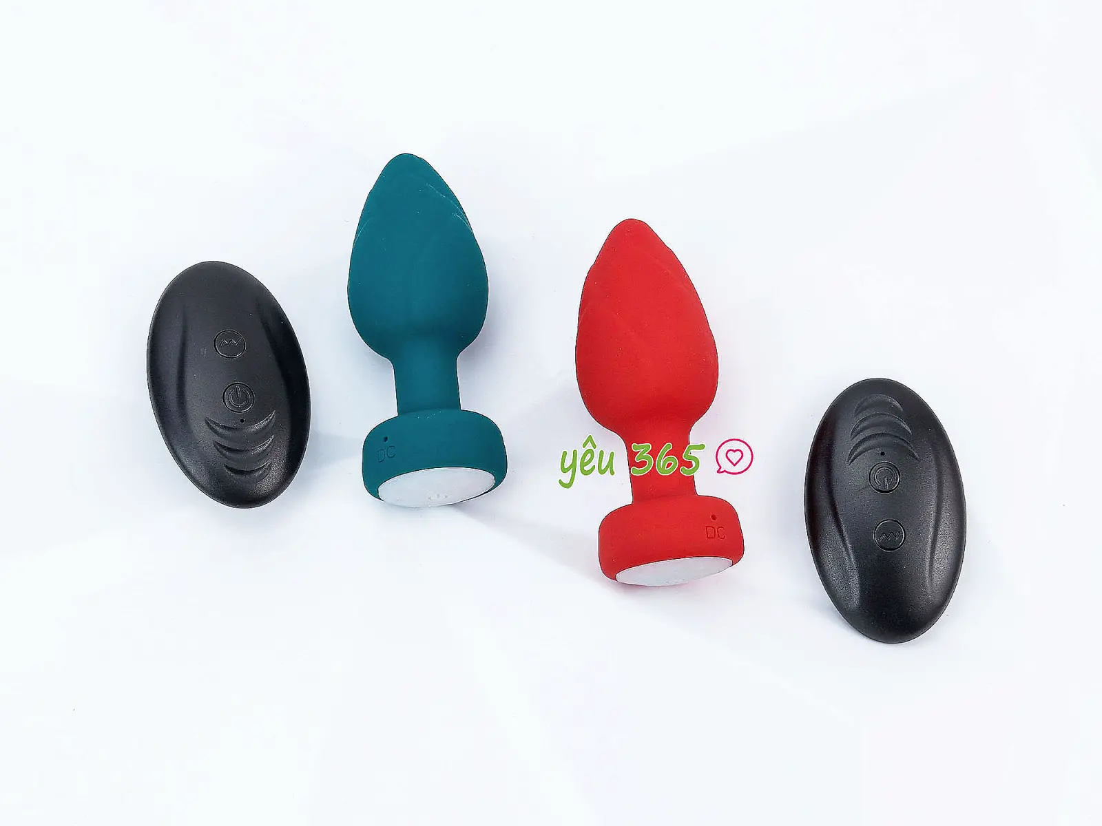 Đồ chơi kích hậu rung phát sáng kèm điều khiển sử dụng pin sạc