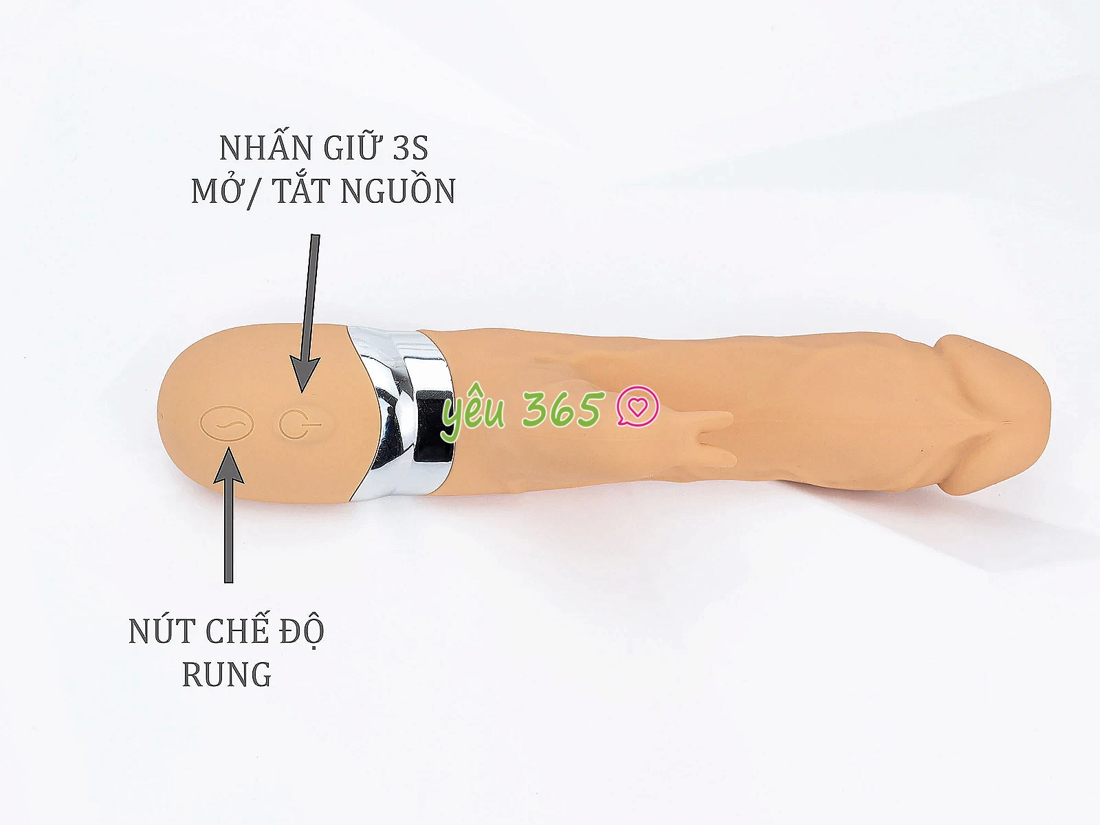 Máy massage có nhánh tai thỏ rung kích thích