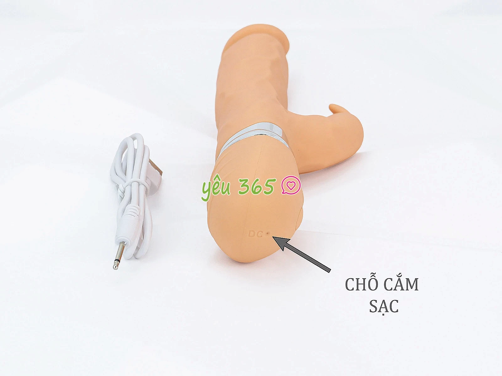 Máy massage có nhánh tai thỏ rung kích thích