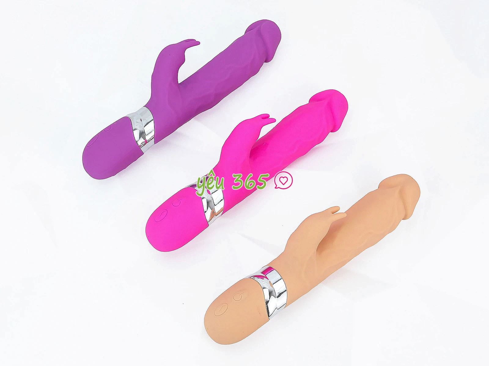 Máy massage có nhánh tai thỏ rung kích thích