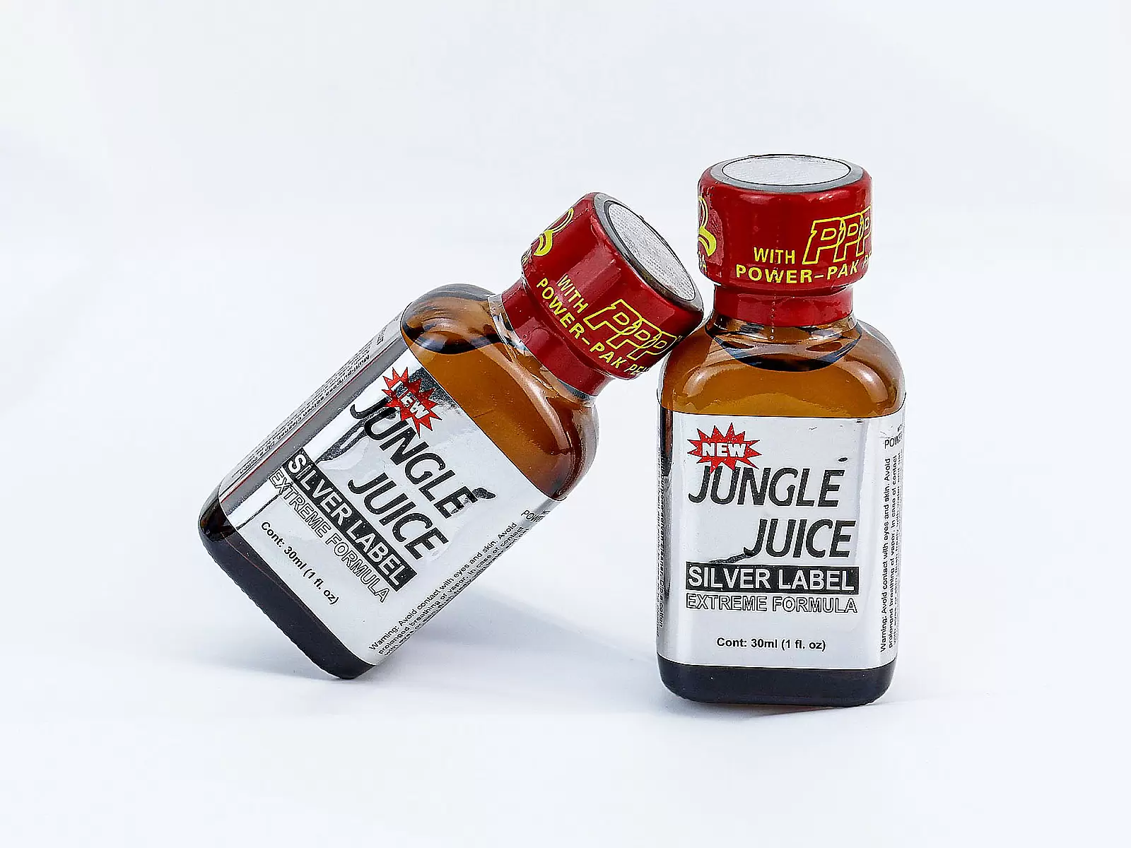 Chai hít Jungle Juice Silver Label 30ml hỗ trợ tăng cảm giác hưng phấn