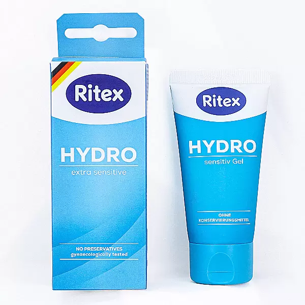 Gel bôi trơn gốc nước Ritex HYDRO Extra Sensitive giảm ma sát hiệu quả