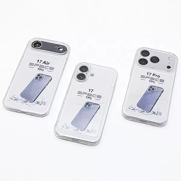 Ốp lưng iPhone 17 Air TPU Space trong suốt