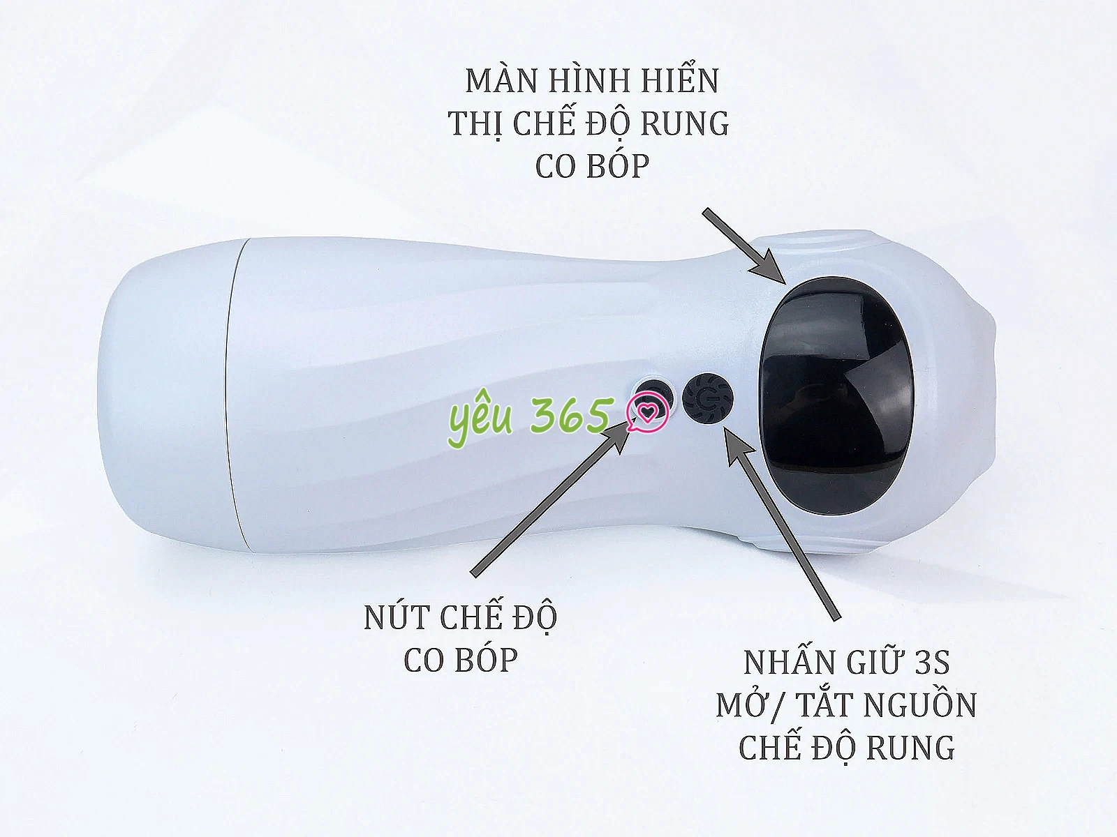 Cốc âm đạo giả ngụy trang phi hành gia rung, co bóp thủ dâm cực sướng