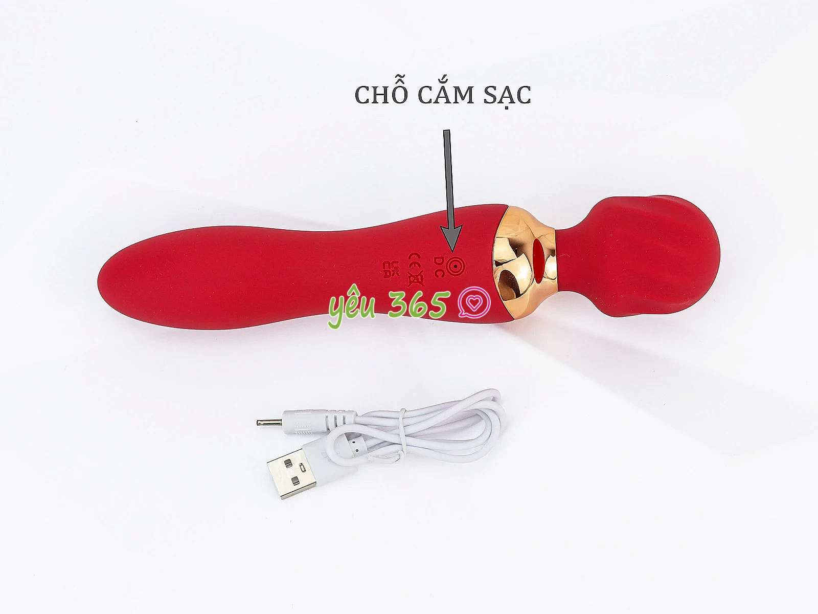 Máy massage điểm G rung kích thích hai đầu