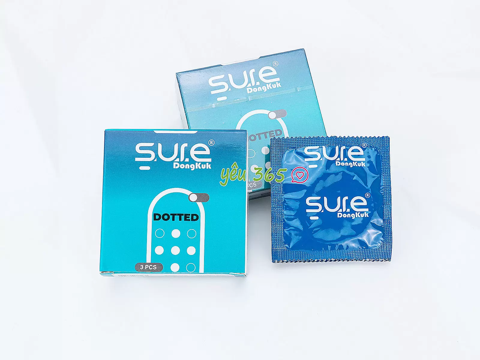 Bao cao su Sure Dongkuk Dotted bề mặt gai nổi ma sát kích thích