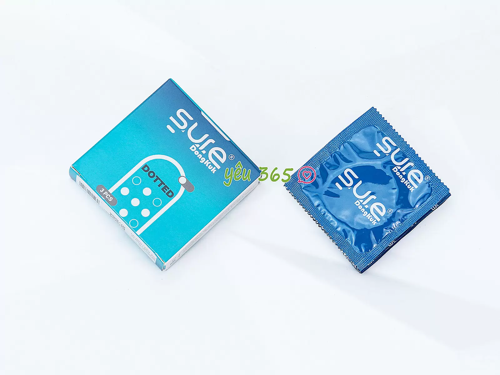 Bao cao su Sure Dongkuk Dotted bề mặt gai nổi ma sát kích thích