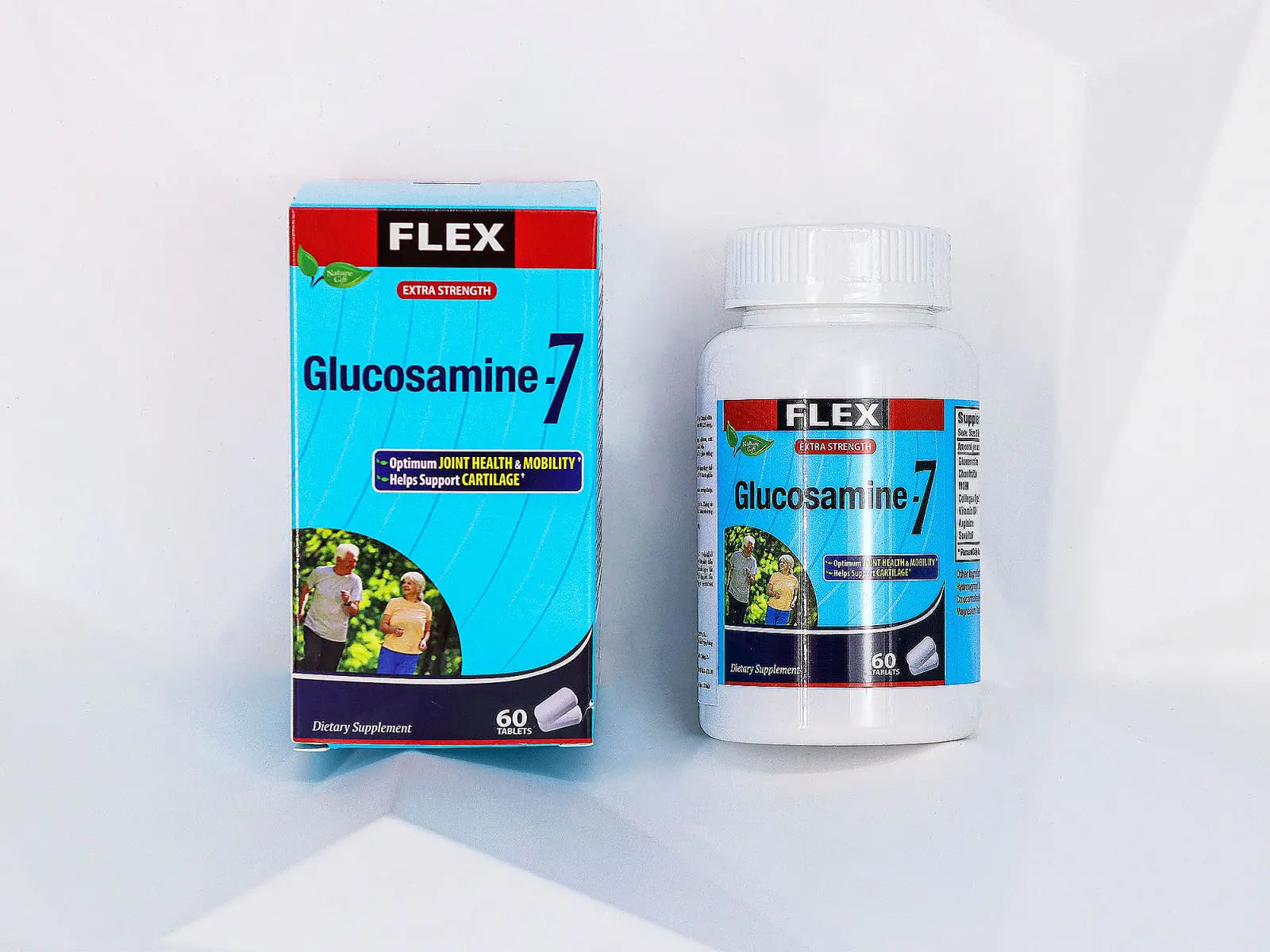 Thực phẩm bảo vệ sức khỏe FLEX Glucosamine-7 Extra Strength hổ trợ xương khớp mini