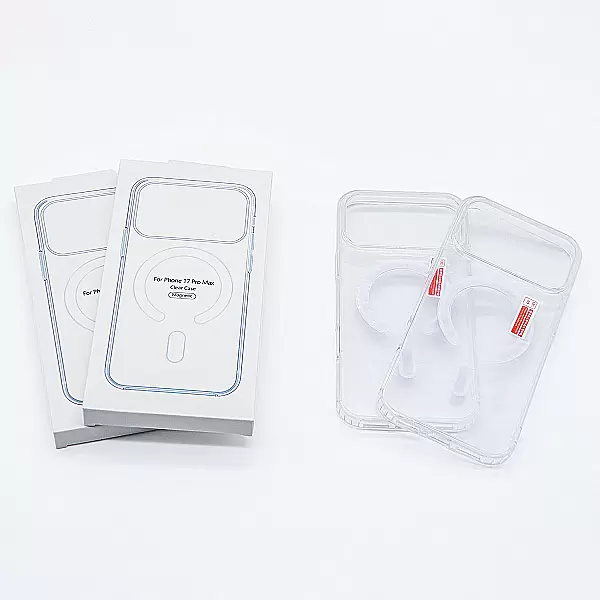 Ốp lưng iPhone 17 Pro Max Clear Case Magnetic trong suốt