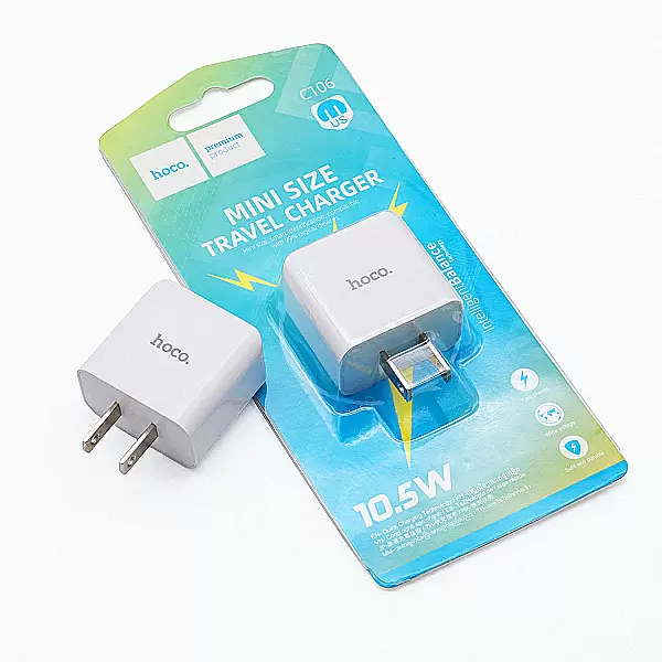 Củ sạc Hoco Mini Size Travel Charger 10.5W giá rẻ, an toàn nhanh cho sextoy